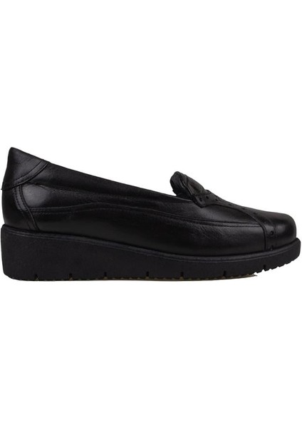 Siyah Ultra Hafif Hakiki Deri Kadın Anne Ayakkabısı fiyatları