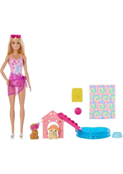Nessiworld JBF35 Barbie Köpekçikle Havuz Partisi Oyun Seti fiyatları