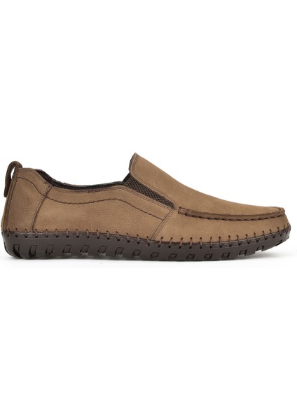 , Erkek Hakiki Deri Ayakkabı 1511040ZY182312 Kum