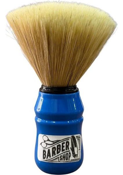 Emre Fırça Plastik Saplı Premium Sentetik Sakal Fırçası Mavi