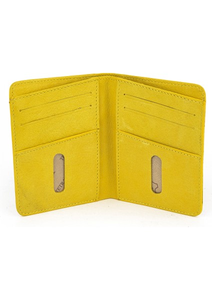 , Unisex Hakiki Deri Kartlık 1539852Z02 Sarı fiyatları
