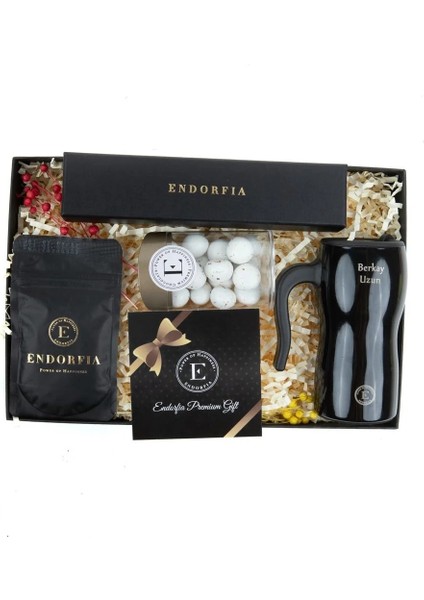 Hediyelik-Termos Bardak - Singleslim Fıstıklı Kalp Çikolata - Coco Draje 110 gr - Premium Filtre Kahve 40 gr