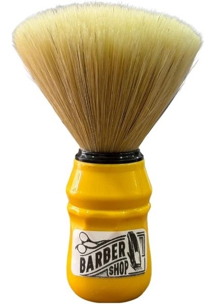 Emre Fırça Plastik Saplı Premium Sentetik Sakal Fırçası Sarı