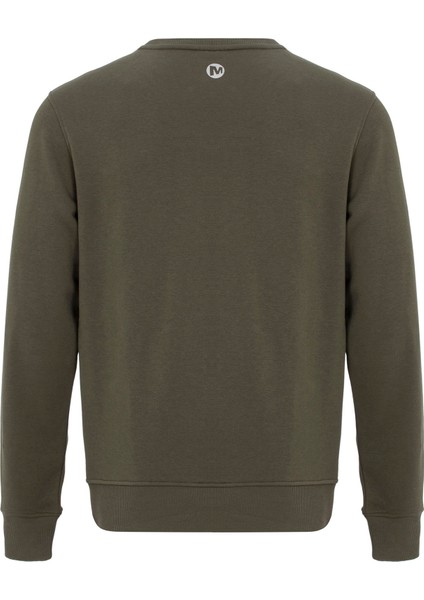 Simple Erkek Yeşil Sweatshirt