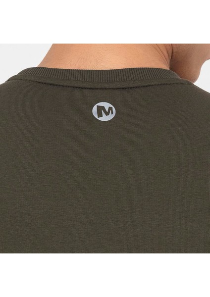 Simple Erkek Yeşil Sweatshirt