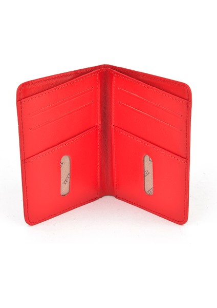 , Unisex Hakiki Deri Kartlık 1539852Z02 Kırmızı fiyatları