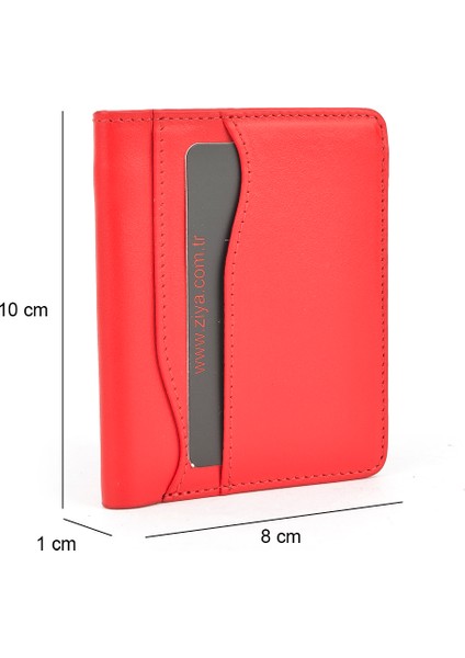 , Unisex Hakiki Deri Kartlık 1539852Z02 Kırmızı modelleri