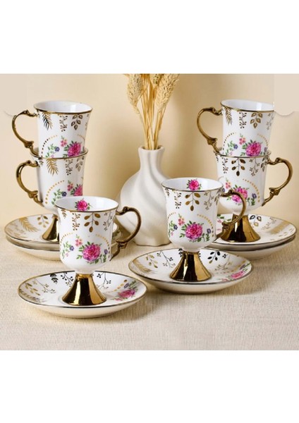 English Sachet 6 Kişilik Kahve Fincan Takımı 16842