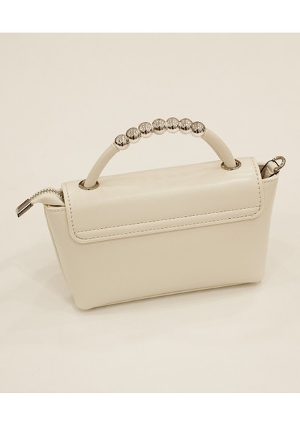 Beyaz Kadın Omuz Çantası 25YG329 Çanta fırsatları