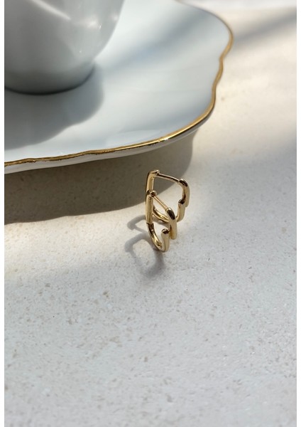 14 Ayar Altın Minimal Ince Ip Halka Küpe fiyatları