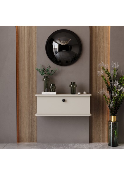 Lunaris Dresuar %100 Mdf Kapaklı Duvara Monte