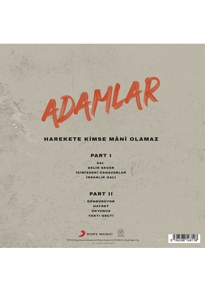 Adamlar- Harekete Kimse Mani Olamaz fiyatları