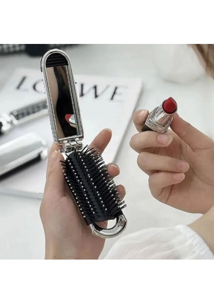 Katlanabilir Ayna ve Tarak Seti - Şık ve Pratik Tasarım modelleri