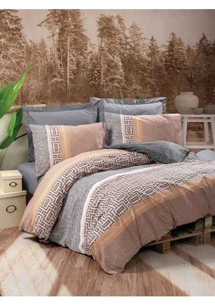 Toprak Vertu Antrasit Çift Kişilik Nevresim Takımı fırsatları