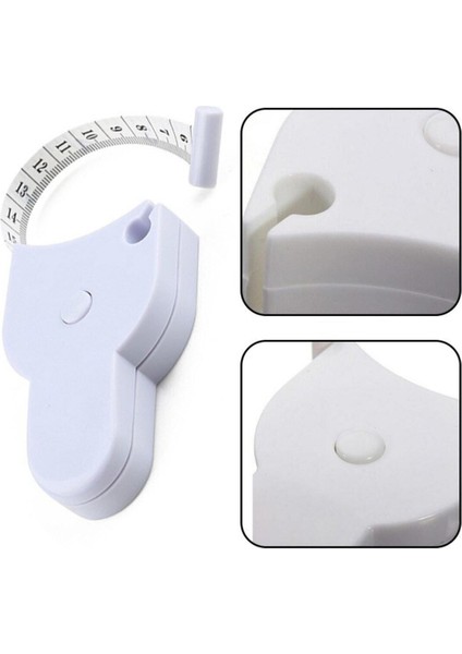 Baş ve Vücut, Kafa Çevresi Ölçüm Aleti Bel Ölçme Metresi Mezura Terzi Ölçü Metresi Ergonomik Mezro fırsatları