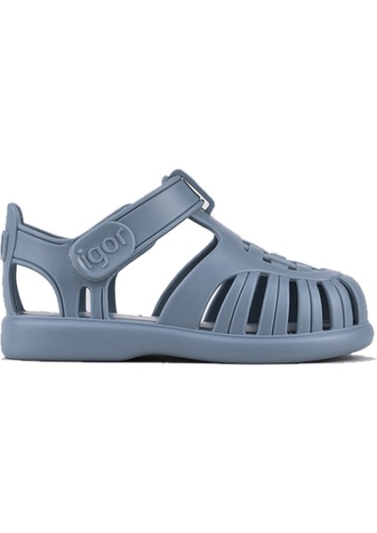 Tobby Solid Unisex Çocuk Mavi Sandalet