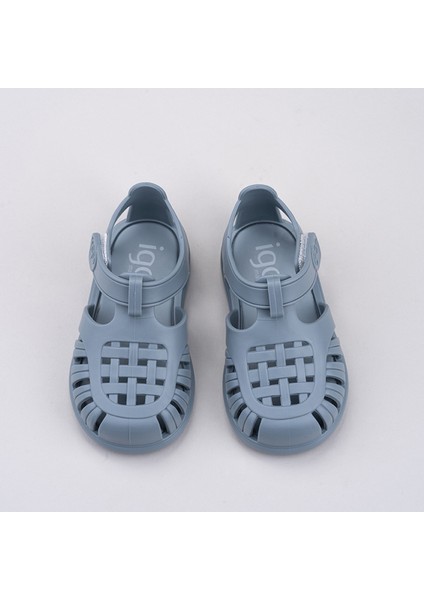 Tobby Solid Unisex Çocuk Mavi Sandalet modelleri