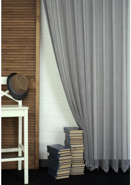 File Tül Füme Uzun Boy 1-3 Sık Pile