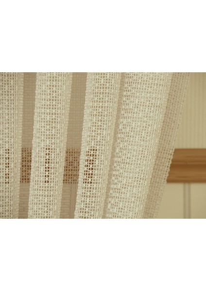 File Tül Bej Uzun Boy Pilesiz modelleri