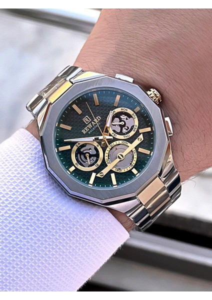 Çelik Kordon Otomatik 5 Atm Suya Dayanıklı Erkek Kol Saati VS.BLKT.0516 modelleri