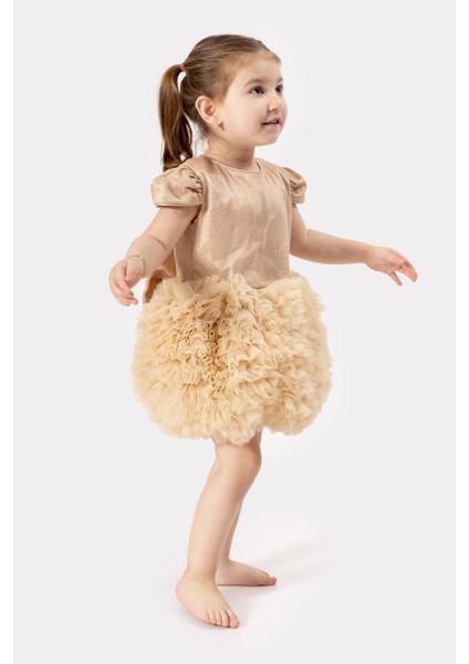 Bebek Kız Çocuk Doğum Günü Parti Düğün Elbise Tüllü Tütü Astarlı Çocuk Giyim bebek giyim Kız Bebek