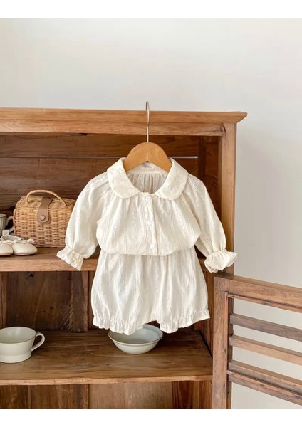 Kız Bebek Gömlekli Takım