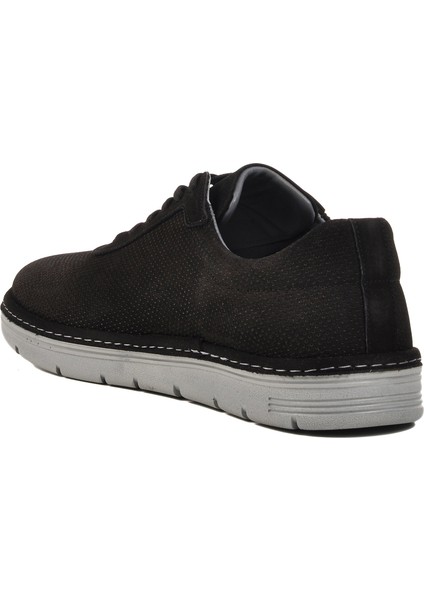 Siyah Nubuk Hakiki Deri Erkek Günlük Ayakkabı 407 M fırsatları