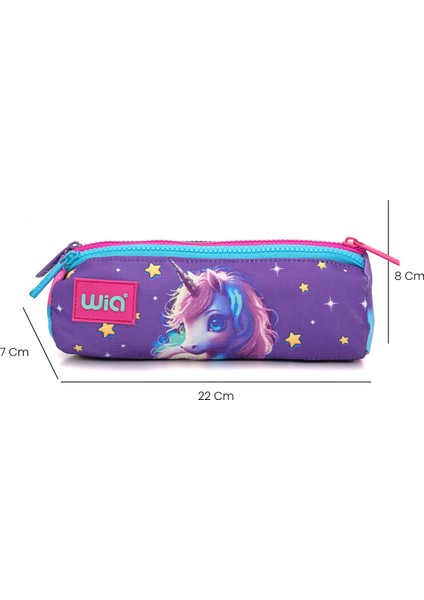 Kız Çocuk Unicorn Desenli 3'lü Okul Çanta Seti