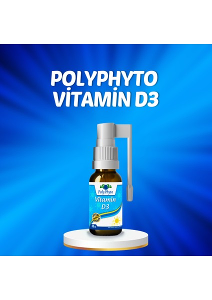 Vitamin D3 30 ml Zeytinyağı İçerikli