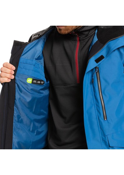 Mission Solid Jk Erkek Mavi Snowboard Ceketi