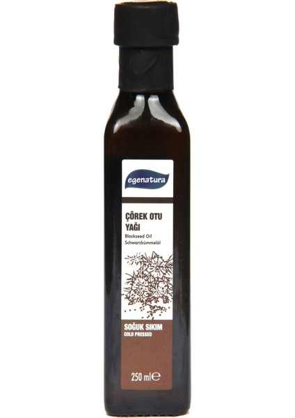 Çörekotu Yağı 250 ml - Soğuk Sıkım & Cam Şişe
