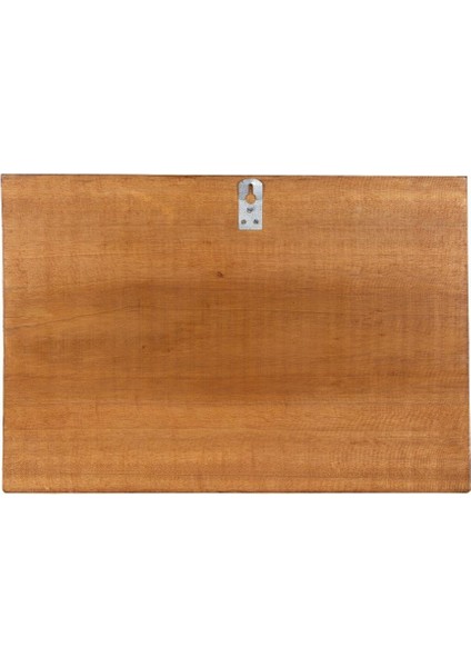 Tek Parça El Yapımı Oyma Tablo Doğal Ahşap Sanatı 33 cm x 48 cm indirimleri