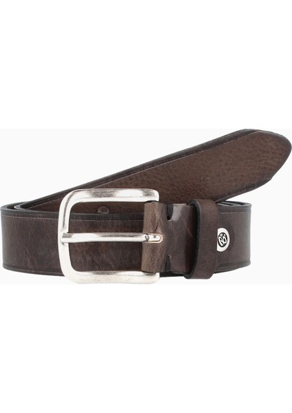 85 cm Deri Erkek Kemer, Sağlam Metal Tokalı, Kalın ve Şık Tasarım