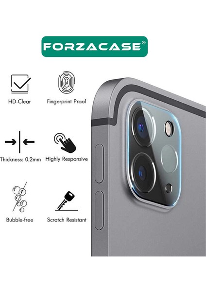 iPad Pro 11 2024 ile Uyumlu Kamera Lens Koruyucu Cam Filmi - FC378 modelleri