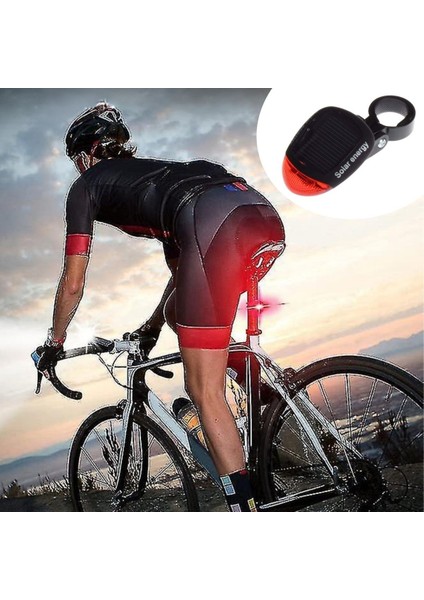 Tamarınd® LED Güneş Enerjisi ile Şarj Edilebilir Bisiklet Kuyruk Lambası Solar Bisiklet Lambası