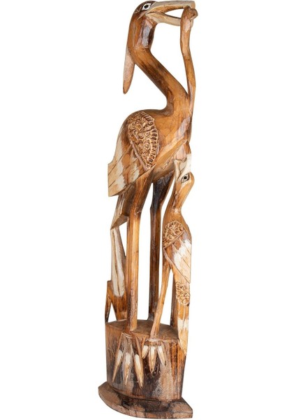 Ahşap Tablo Dekoratif Duvar El Yapımı Pelikan 15 cm x 62 cm fiyatları