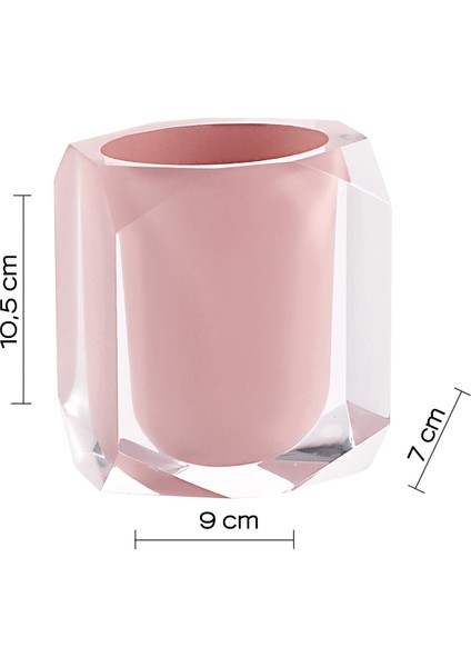 Chanelle Banyo Seti, Tezgah Üstü - Pembe modelleri