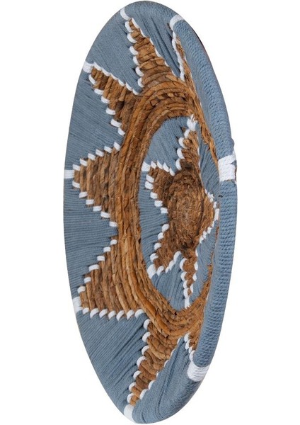 Bohem Hasır Yuvarlak Duvar Dekoru Bambu ve Makrome İle Yapılan Duvar Süsü 50 cm x 50 cm fiyatları