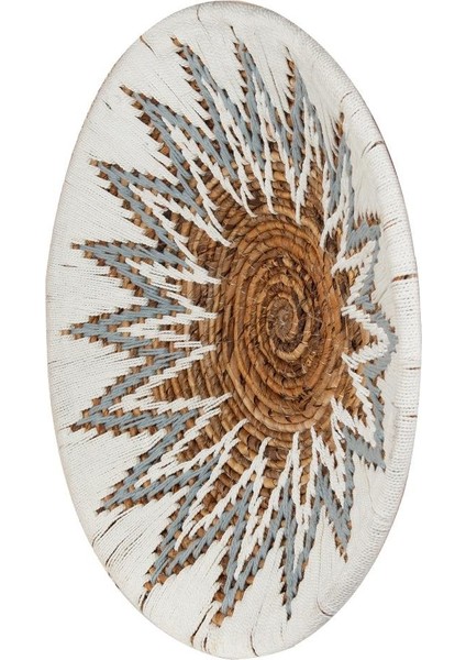 Bohem Hasır Yuvarlak Duvar Dekoru Bambu ve Makrome İle Yapılan Duvar Süsü 50 cm x 50 cm fiyatları