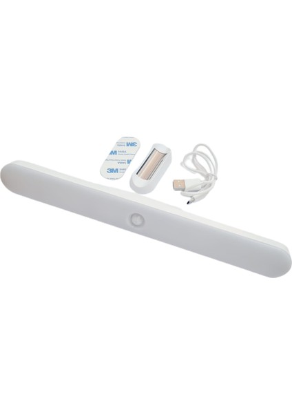 Şarjlı LED Aplik – 3 Renk Tonu Seçenekli Duvar Lambası | Beyaz, Gün Işığı, Sarı