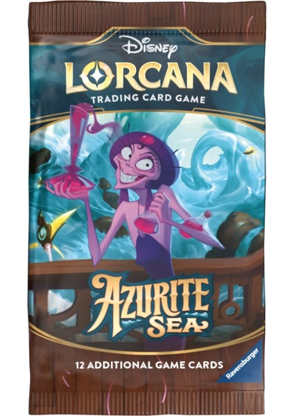 Dısney Lorcana Destek Paketi (12 Kart) Tradıng Card Game Azurıte Sea Booster Pack fiyatları