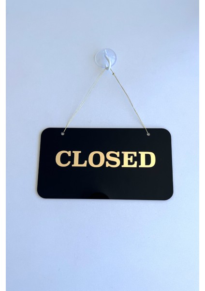 Open / Closed Kapı Tabelası – Tüm İşletmeler için Şık ve Sade Tasarım fırsatları