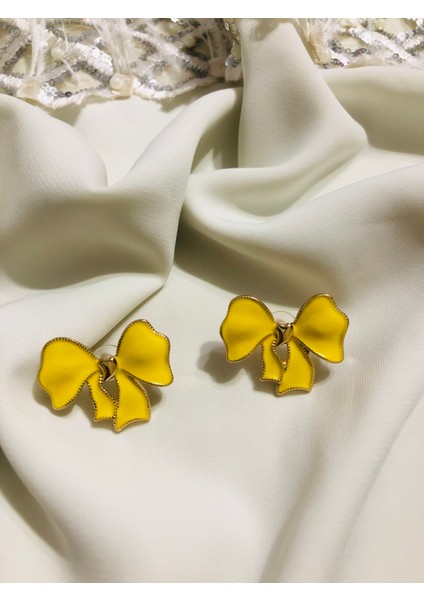 Sarı Fiyonk Küpe modelleri