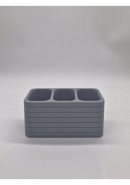 Bölmeli Dekoratif Kumandalık, 3D Baskı, Gri fiyatları