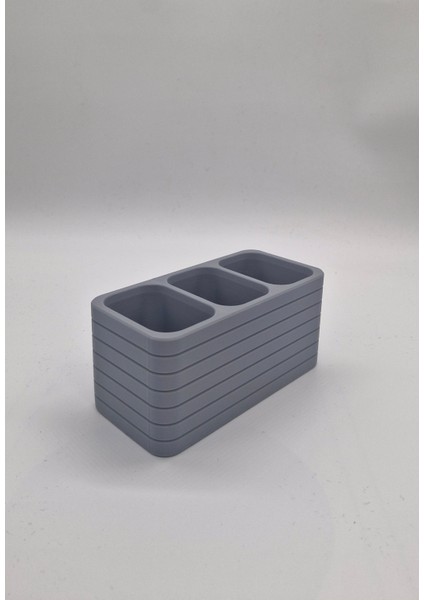Bölmeli Dekoratif Kumandalık, 3D Baskı, Gri modelleri