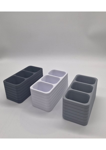 Bölmeli Dekoratif Kumandalık, 3D Baskı, Gri fırsatları