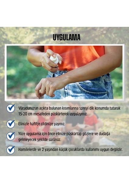 Repellent Haşere Kovucu Vücut Spreyi 100 Ml Böcek Haşere İlacı indirimleri
