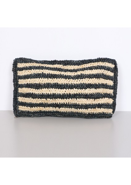 Mylamp Çift Yön Örgü 30X50 Cm. Doğal & Siyah Rafya Kırlent fiyatları