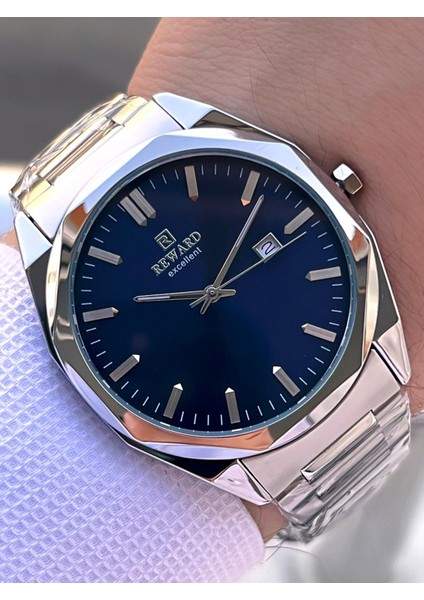 Çelik Kordon Takvim Özellikli 5 Atm Suya Dayanıklı Erkek Kol Saati VS.BLKT.0519 fiyatları