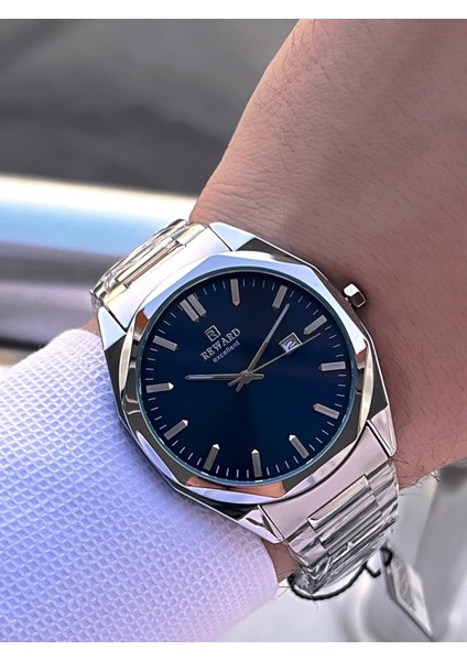 Çelik Kordon Takvim Özellikli 5 Atm Suya Dayanıklı Erkek Kol Saati VS.BLKT.0519 modelleri